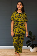 MIDNIGHT FLORA PRINTED SHIRT AND TROUSER