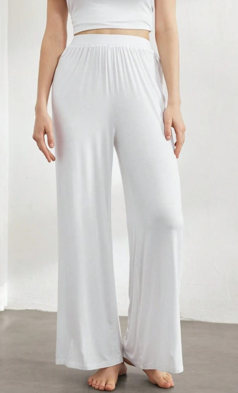 Pack of 3 Palazzo Pajamas Black White and Grey