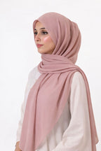 Blush— Instant Chiffon Hijab with Built-in Magnets