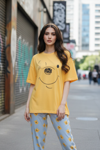 Yellow Poo T-shirt With Pajama