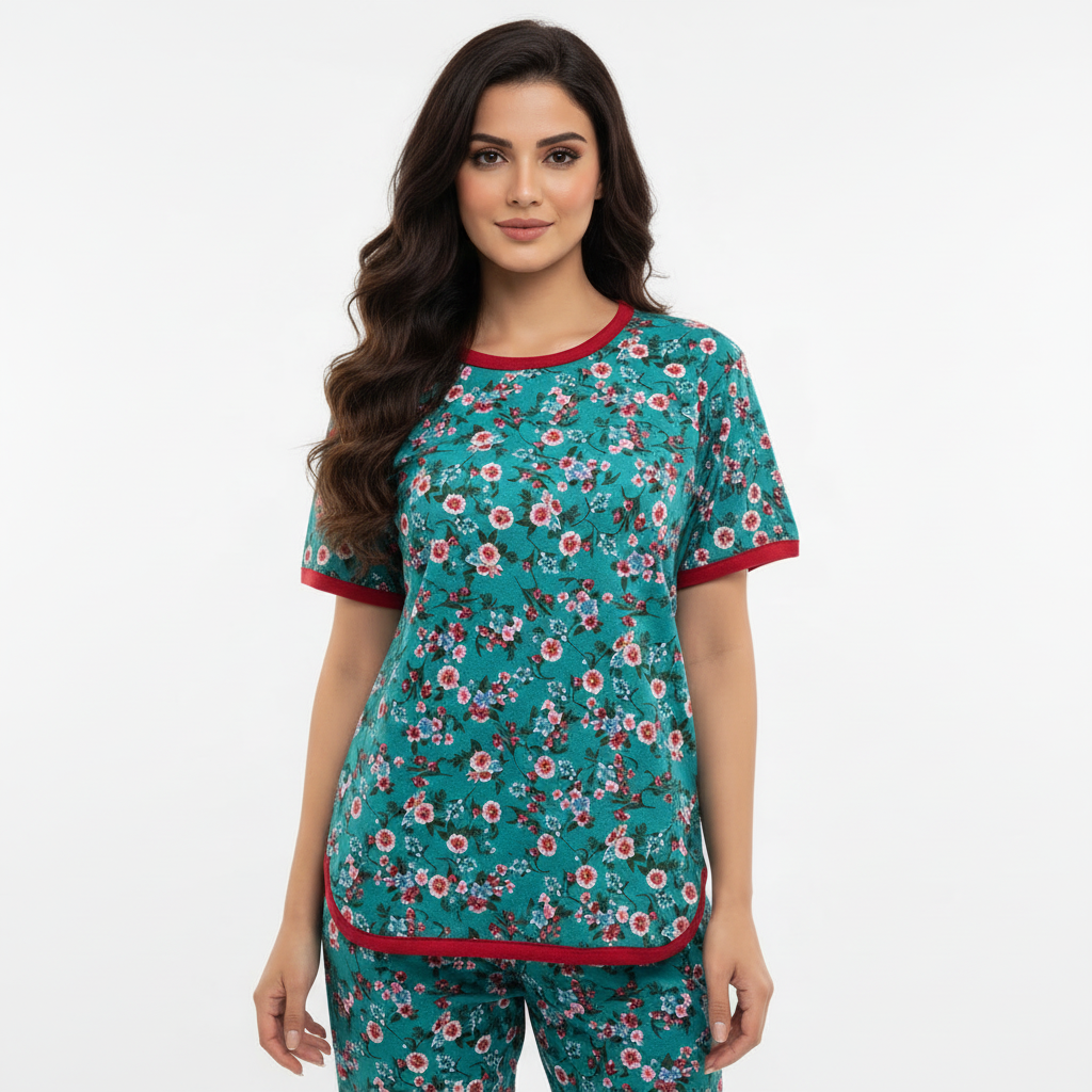 BERRY PATCH PRINTED SHIRT AND TROUSER