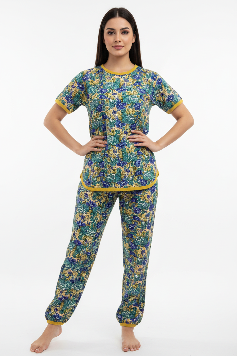 DREAMY FLORAL ESCAPE PRINTED SHIRT AND TROUSER