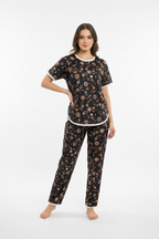 FLORAL SWIRL PRINTED SHIRT AND TROUSER