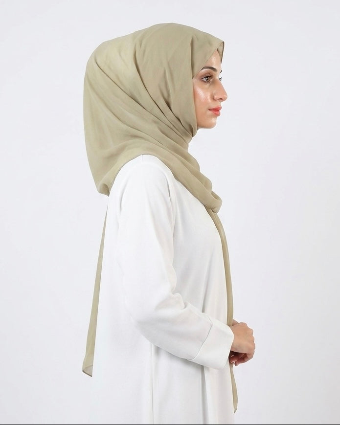 Pistachio  — Instant Chiffon Hijab with Built-in Magnets