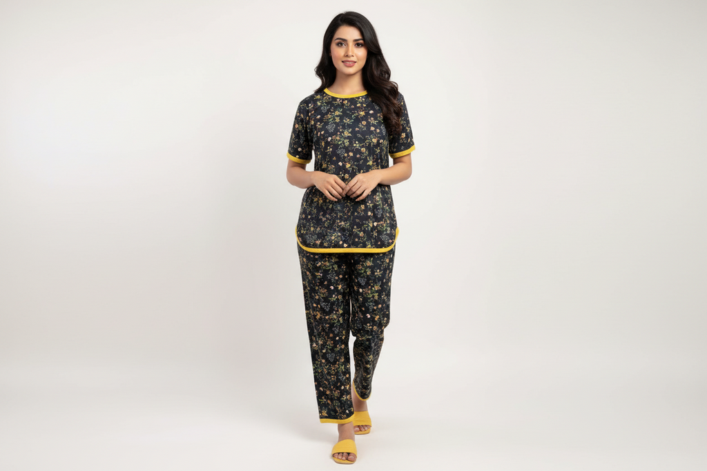 STARLIGHT BLOOM PRINTED SHIRT AND TROUSER