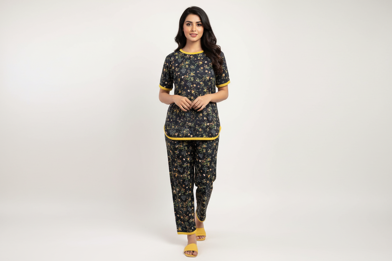 STARLIGHT BLOOM PRINTED SHIRT AND TROUSER